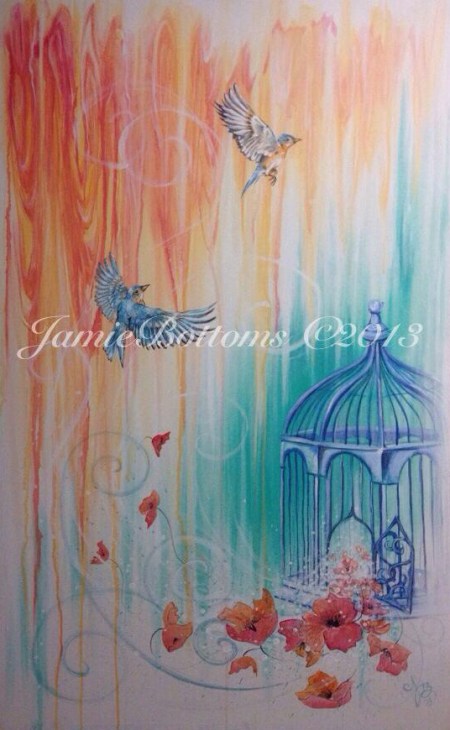 Alaska Artist Jamie Bottoms Sweet Escape painting